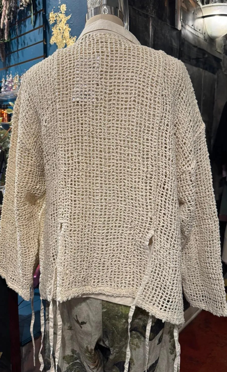 Button Down Shacket -Cream/Ivory