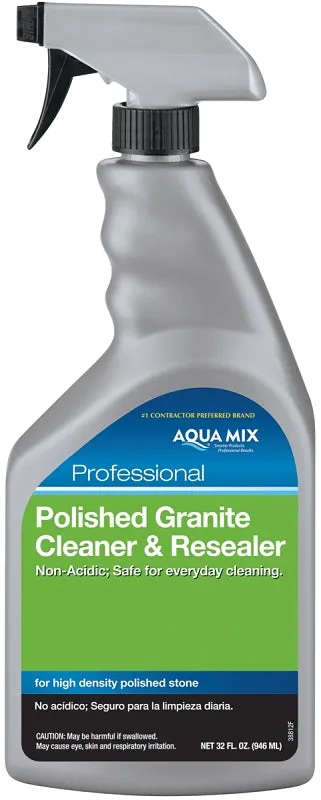 Custom AMGCRQT Cleaner and Resealer, 1 qt, Spray Bottle, Liquid, Characteristic, Clear :EA: QUANTITY: 1