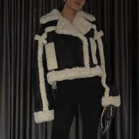 FIERA Bi-Color Shearling Jacket