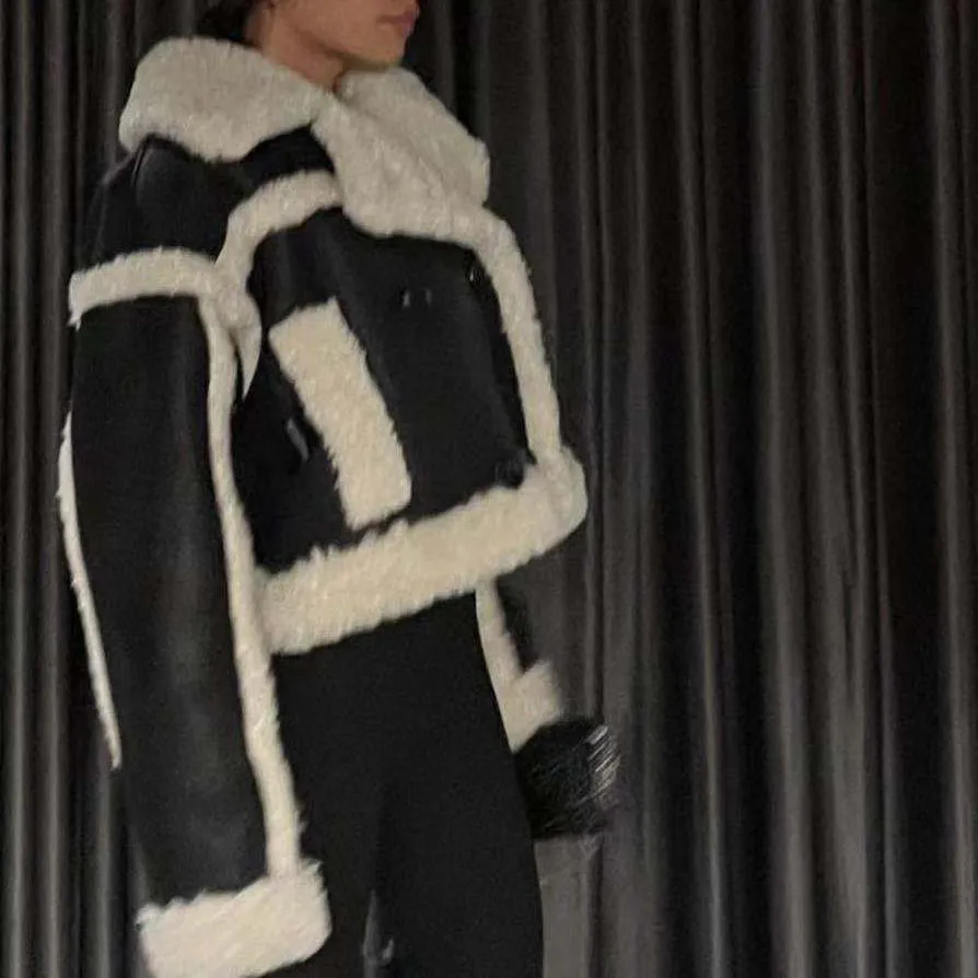 FIERA Bi-Color Shearling Jacket