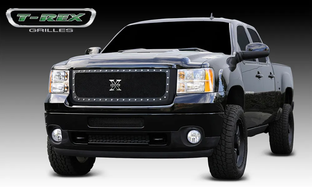 T-REX X Metal Series, Insert Grilles - Requires Drilling or Cutting - 2011-2014 GMC 2500/3500